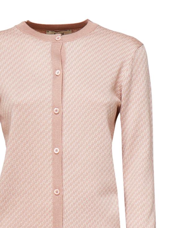 25FW 펜디 가디건 FZE524 ATPYF1RX7 STRAWBERRY CREAM 25 - FENDI