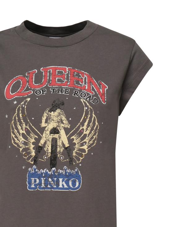 25SS 핑코 반팔 티셔츠 104603 A2DAI63 Grey - PINKO