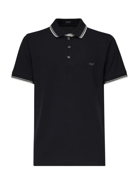 25SS 페이 폴로 티셔츠 NPMB250140STDW U806 Black