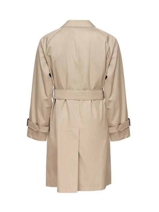 25SS 버버리 롱 개버딘 카 코트  8108800 B9103 SAND - BURBERRY