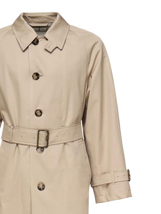 25SS 버버리 롱 개버딘 카 코트  8108800 B9103 SAND - BURBERRY