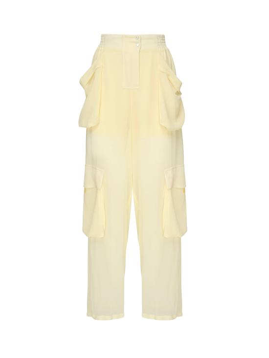 25SS 핑코 스트레이트 팬츠 104751 A21FD22 White