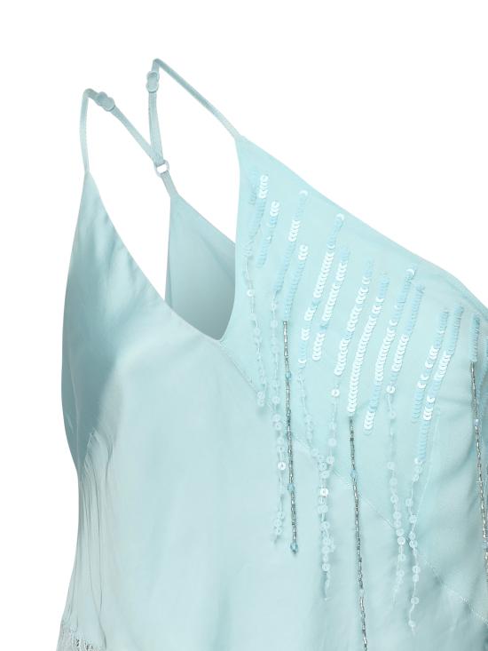 25SS 핑코 민소매 티셔츠 104765 A2DGE28 Blue - PINKO