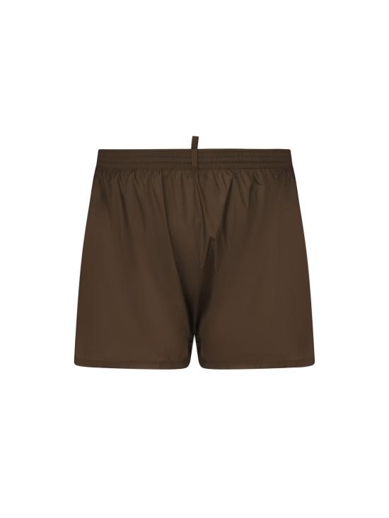 25FW 디스퀘어드2 스윔팬츠 D7B646000 307 MILITARY GREEN BLACK - DSQUARED2