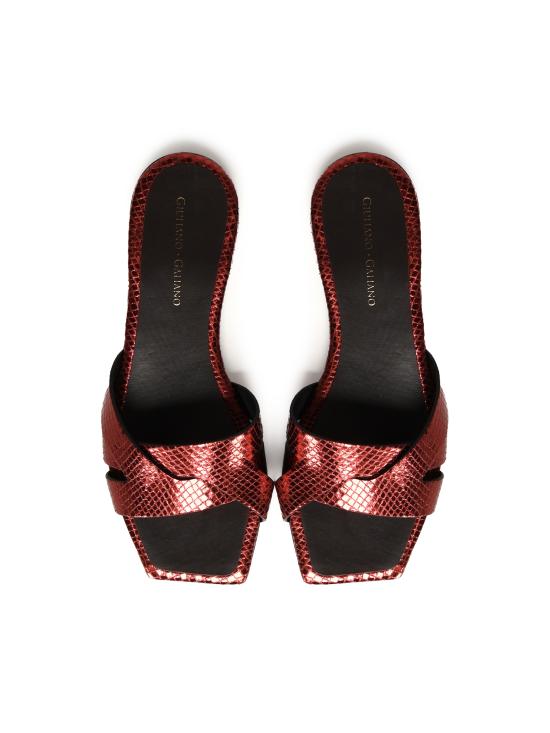 25SS 줄리아노 갈리아노 샌들 MIRYAM RETTILE BORDEAUX Bordeaux - GIULIANO GALIANO