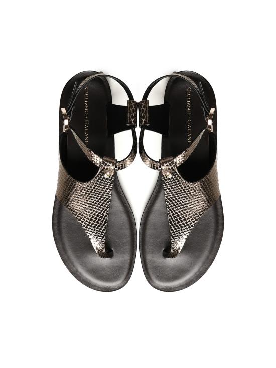 25SS 줄리아노 갈리아노 샌들 SISSY OLD ACCIAIO BLACK steel - GIULIANO GALIANO