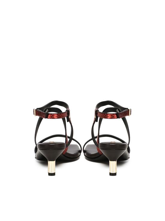 25SS 줄리아노 갈리아노 힐/펌프스 GIOVY RETTILE BORDEAUX Bordeaux - GIULIANO GALIANO