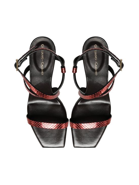 25SS 줄리아노 갈리아노 힐/펌프스 GIOVY RETTILE BORDEAUX Bordeaux - GIULIANO GALIANO