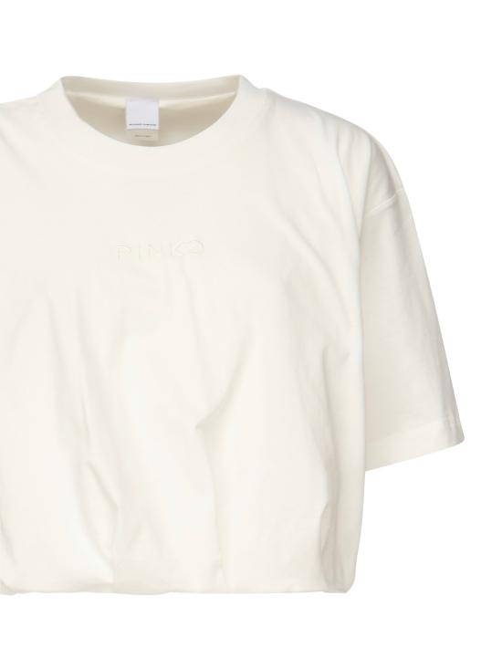 25SS 핑코 반팔 티셔츠 104257 A2F8Z05 White - PINKO