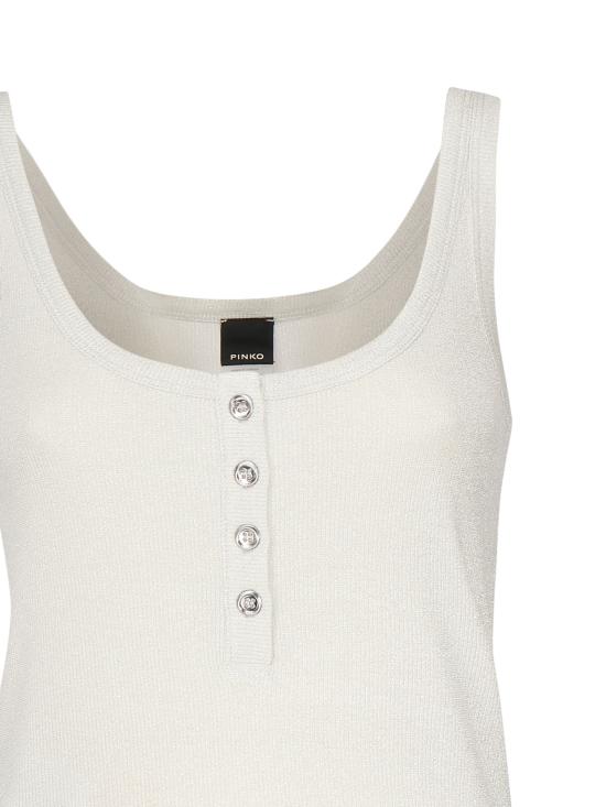 25SS 핑코 민소매 티셔츠 104649 A2CQI17 White - PINKO