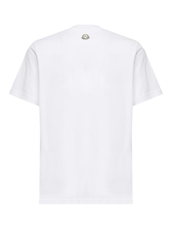 25FW 몽클레어 반팔 티셔츠 K14018C00003 89AB9001 White - MONCLER