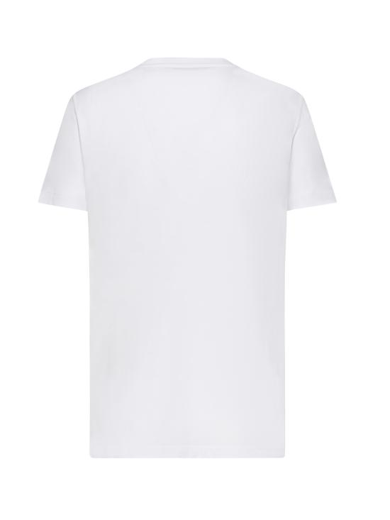 25SS 막스마라 파파이아 로고 포켓 반소메 티셔츠 2511941032600 001 White - MAX MARA