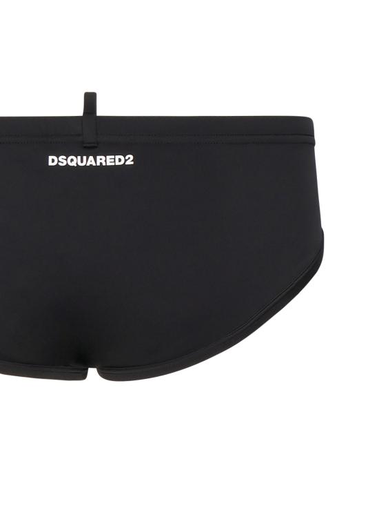 25SS 디스퀘어드2 스윔팬츠 D7B396010 001 Black - DSQUARED2