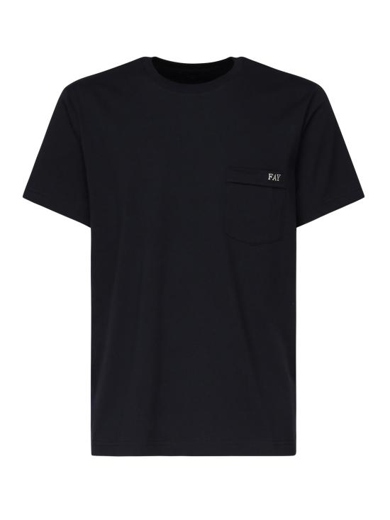 25SS 페이 반팔 티셔츠 NPMB3501280UCX U806 Black - FAY