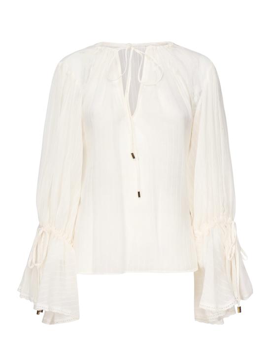 25SS 게스 긴팔 티셔츠 5GGH33 7317AG053 White