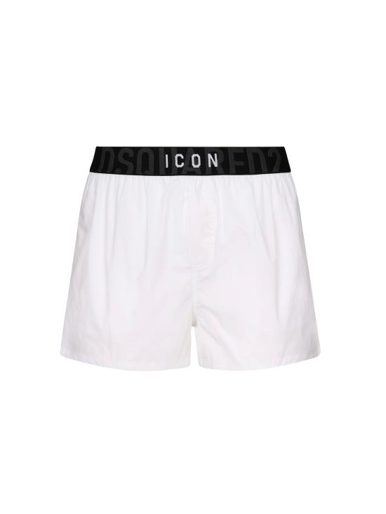 25FW 디스퀘어드2 스윔팬츠 D7B646260 100 White - DSQUARED2