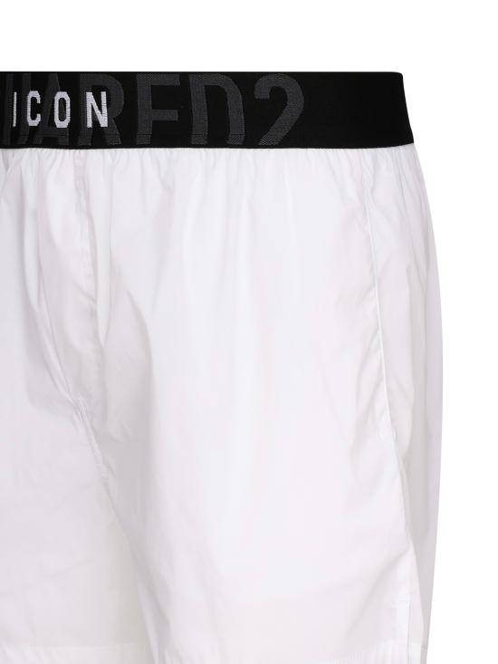 25FW 디스퀘어드2 스윔팬츠 D7B646260 100 White - DSQUARED2