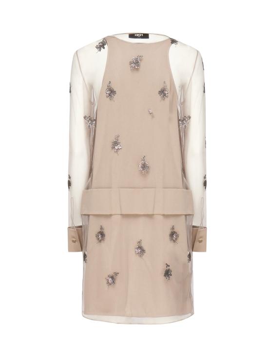 25SS 펜디 미디 원피스 FDD344 AUP0F1RX1 Beige - FENDI