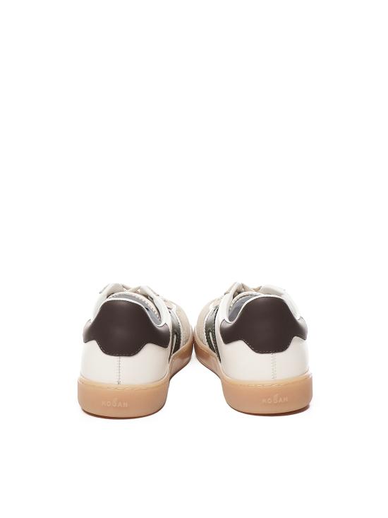 25SS 호간 스니커즈 HXM6470FB60QDA 739M IVORY brown - HOGAN