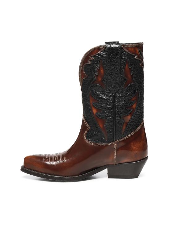 25FW 골든구스 부츠 GWF00861 F00691355645 Brown black - GOLDEN GOOSE