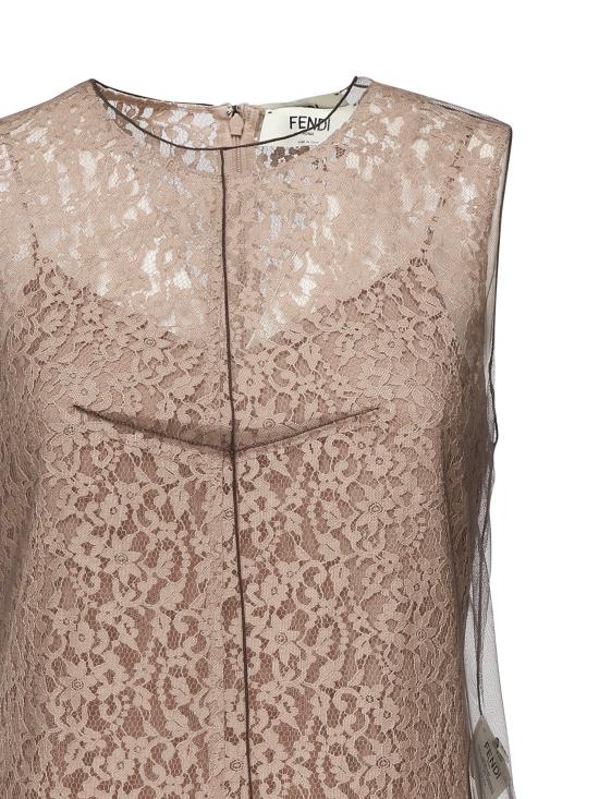 25FW 펜디 롱 원피스 FDD298 AUP7F1T47 Pink - FENDI