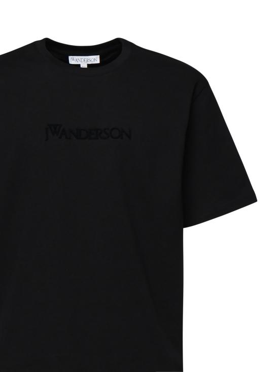 25SS JW앤더슨 반팔 티셔츠 JT0258 PG1510999 Black - JW ANDERSON