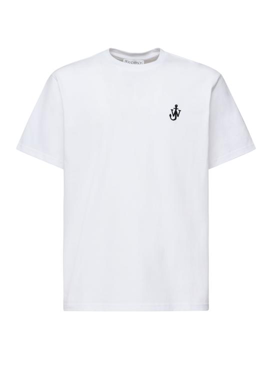 25SS JW앤더슨 반팔 티셔츠 JT0257 PG1510001 White - JW ANDERSON
