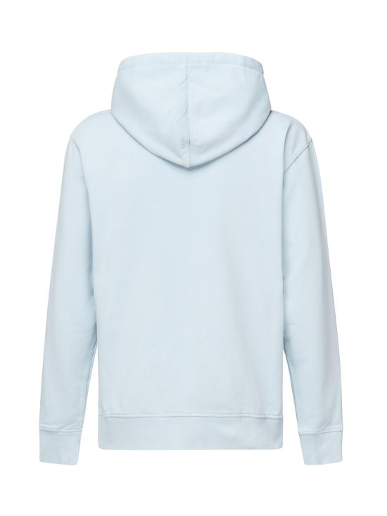 25SS JW앤더슨 로고 패치 포켓 후드 티셔츠 JW0214 PG1632806 Blue - JW ANDERSON