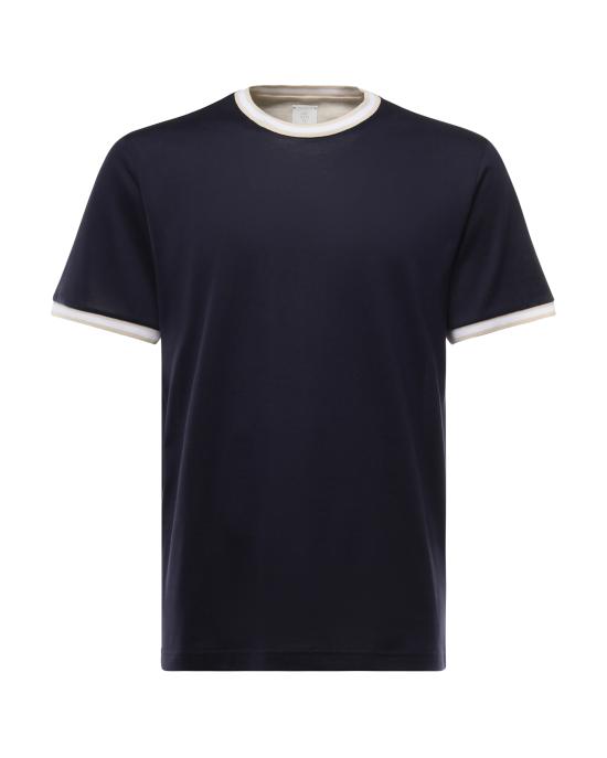 25SS 일레븐티 반팔 티셔츠 K75TSHK05TES0K267 110201 blue beige white - ELEVENTY