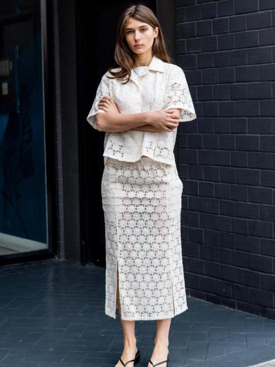  토잇 볼랑 미디 스커트 투아 볼랑 아델라인 스커트 - TOIT VOLANT