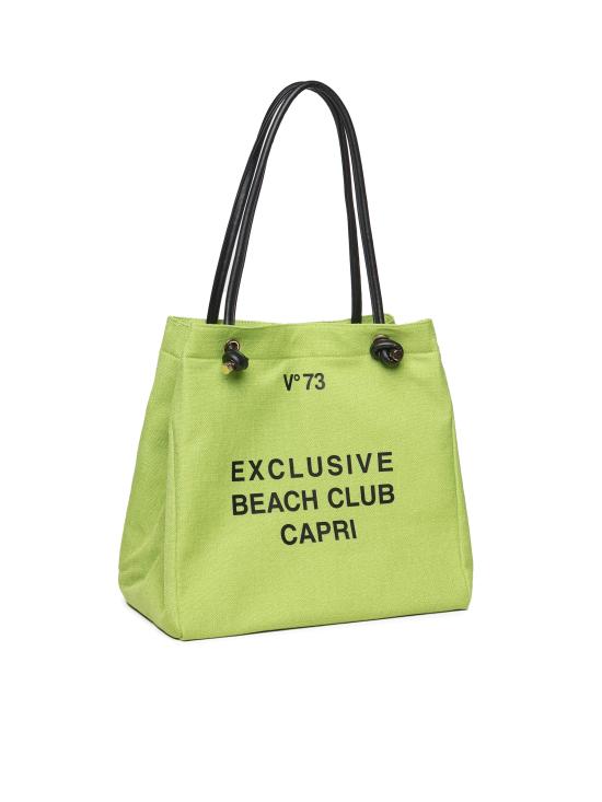 25SS 브이73 숄더백 73BS92701 BEACH CLUBLIME NERO Green - V73
