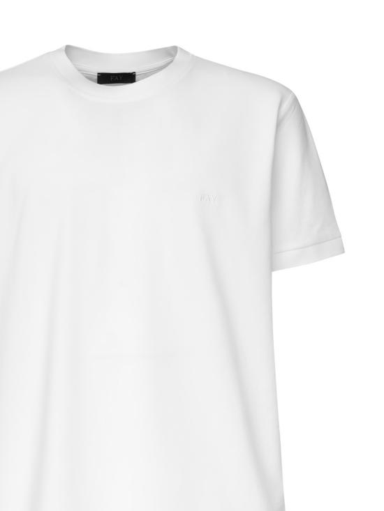 25SS 페이 반팔 티셔츠 NPMB350136STDW B001 White - FAY