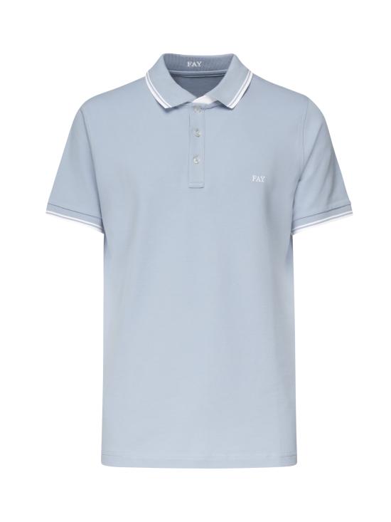 25SS 페이 폴로 티셔츠 NPMB250140STDW U602 Blue - FAY
