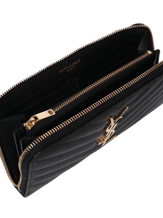 25FW 생로랑 지갑 358094 BOW011000 Black - SAINT LAURENT