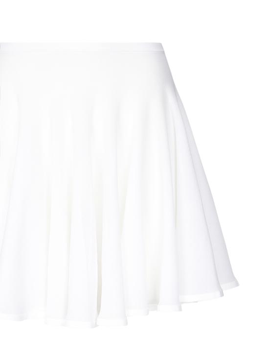 25FW 알라이아 숏 스커트 AA9J2306K053A 000 White - ALAIA