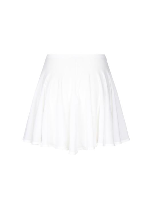 25FW 알라이아 숏 스커트 AA9J2306K053A 000 White - ALAIA