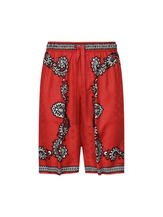 25SS 돌체앤가바나 숏팬츠 GV37AT GI926HR5IJ RED white black