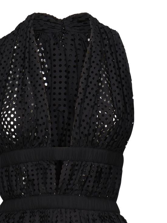 25FW 알라이아 미디 원피스 AA9R13456TL19 995 NOIR ALAIA - ALAIA