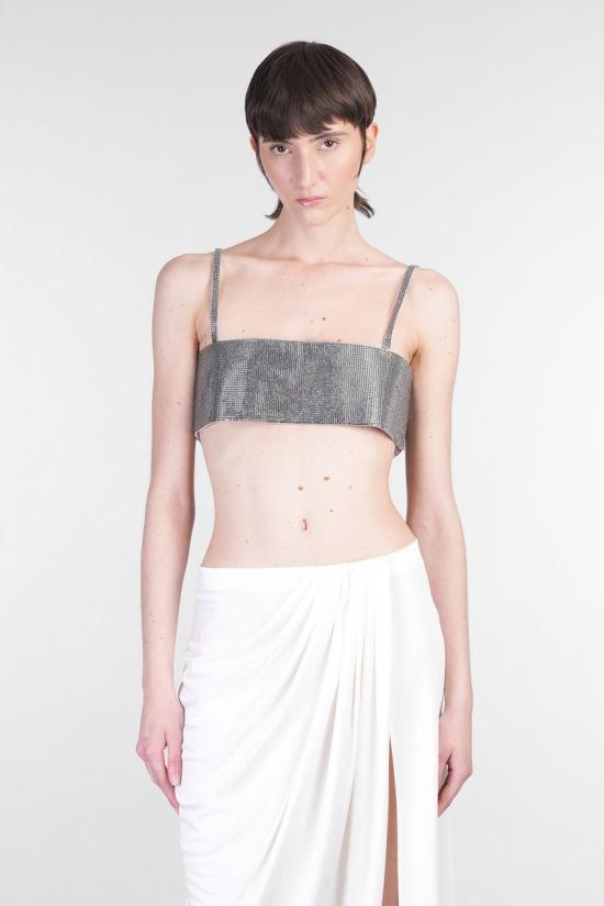 25SS 누에 민소매 티셔츠 421101 2401TP00111 SILVER