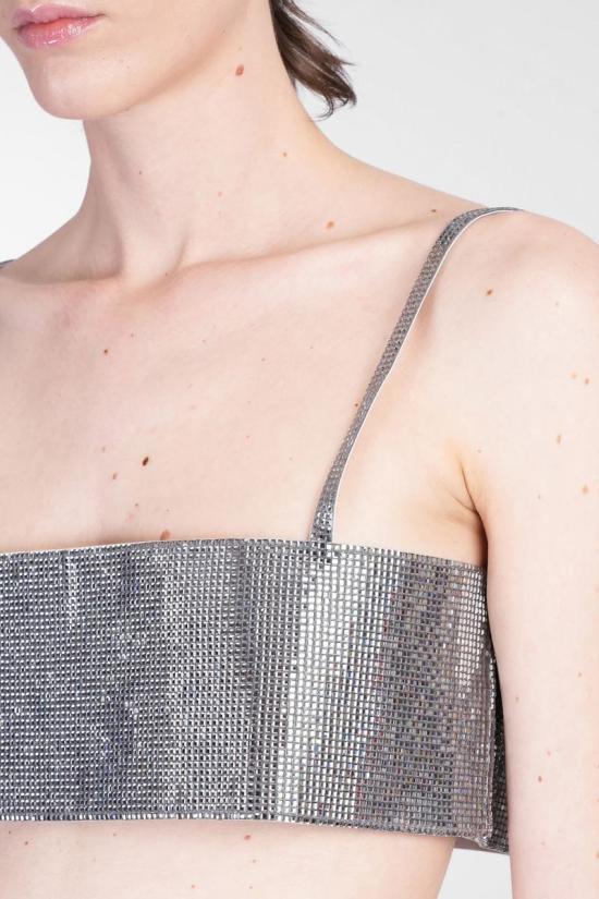 25SS 누에 민소매 티셔츠 421101 2401TP00111 SILVER - NUÈ