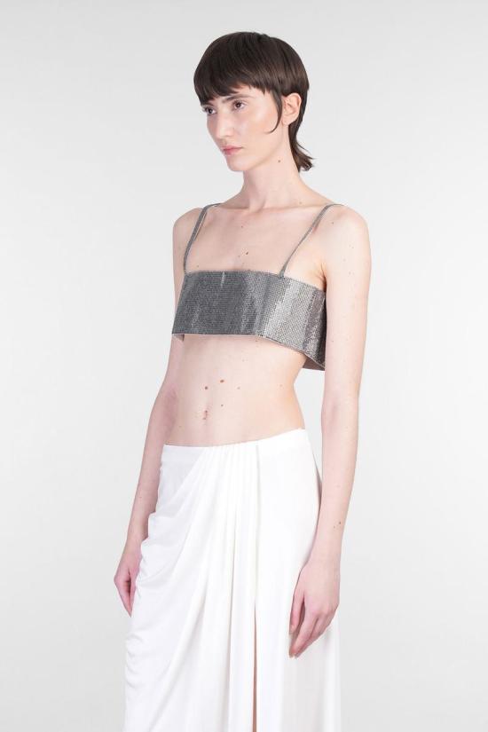 25SS 누에 민소매 티셔츠 421101 2401TP00111 SILVER - NUÈ