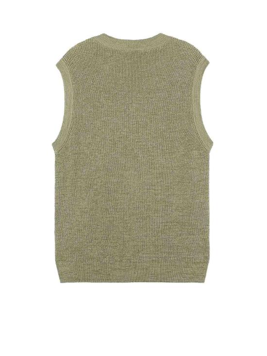 24FW 메종키츠네 베스트 MM00808KT1108H358 Green - MAISON KITSUNE