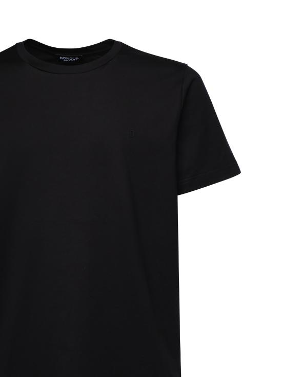 25SS 돈답 반팔 티셔츠 US198 JF0271UZL4999 Black - DONDUP