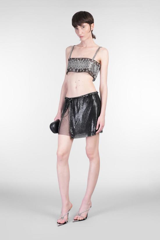 25SS 누에 스커트 421097 2501SK00601 Black - NUÈ