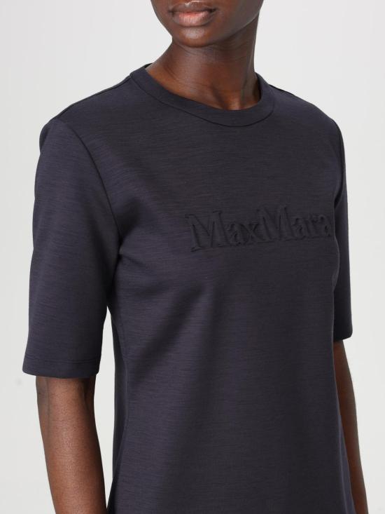 25FW 막스마라 반팔 티셔츠 2511941048600 002 Blue - MAX MARA