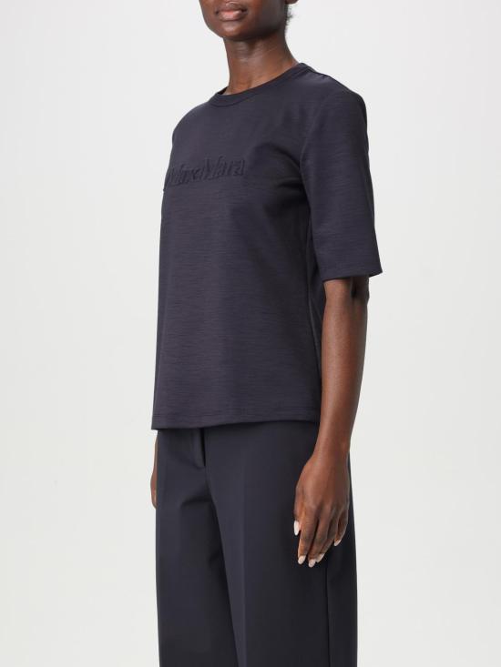 25FW 막스마라 반팔 티셔츠 2511941048600 002 Blue - MAX MARA