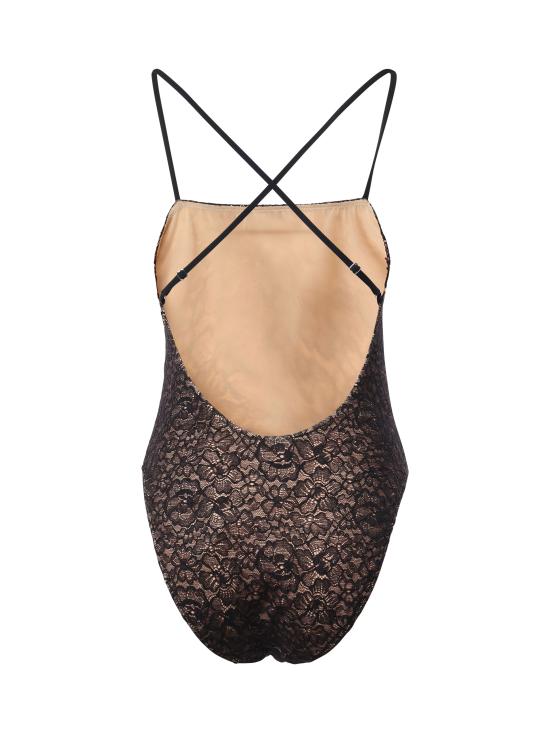 25SS 돌체앤가바나 원피스 수영복 O9A03J FLUAIN0000 Black - DOLCE & GABBANA