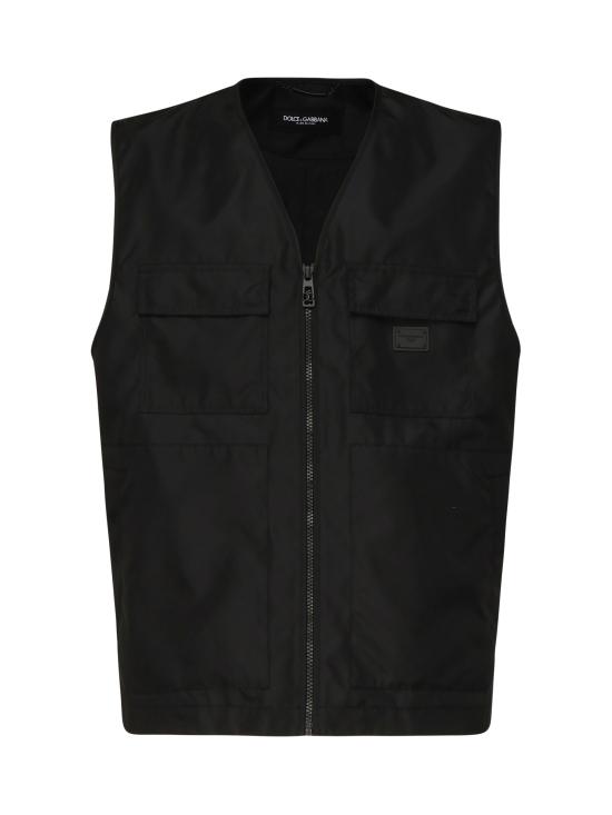 25SS 돌체앤가바나 베스트 G9BNIT FUS23N0000 Black - DOLCE & GABBANA