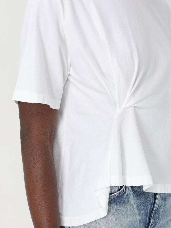 25FW 돈답 반팔 티셔츠 DS037JF0351DPTD 000 White - DONDUP