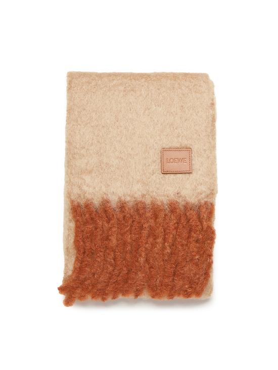  로에베 머플러/스카프 FSA6SS1X062215 BEIGE ORANGE DOM